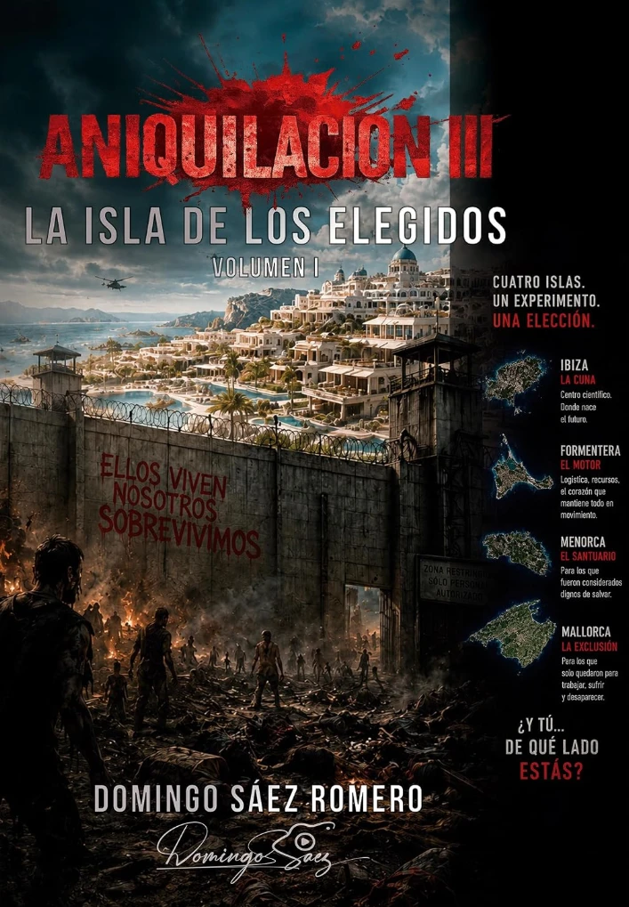 Portada de Aniquilación III · La Isla de los Elegidos · Volumen I