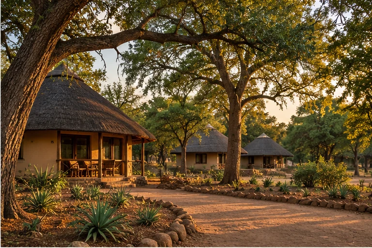 Shingwedzi Rest Camp · imagen evocadora, no documental